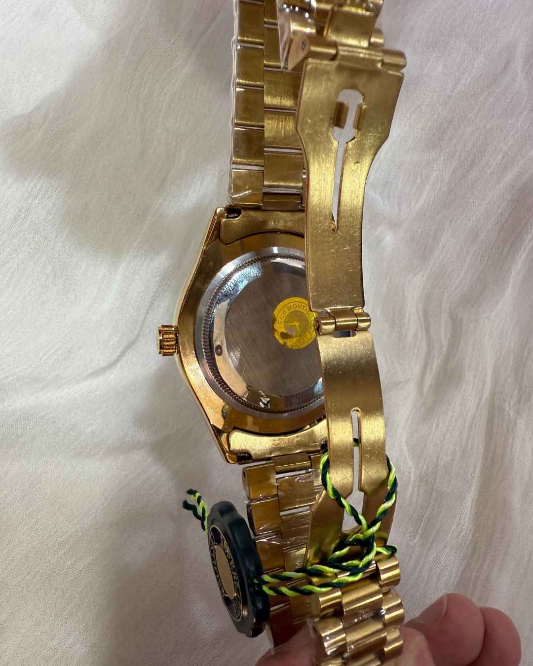 RLX Day Date Blue Golden Watch