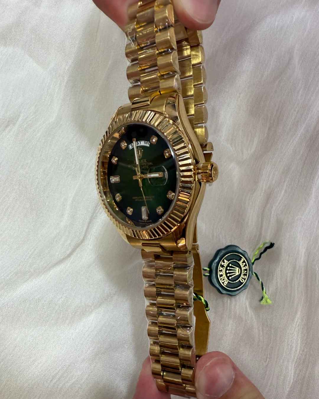 RLX Watch | Day Date | Green and Golden