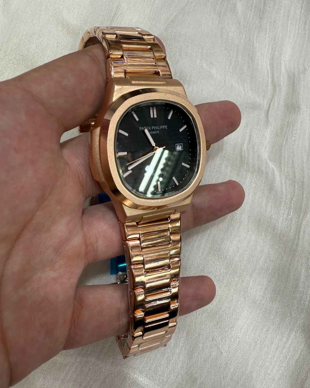 PP Date Working Black Dial Watch