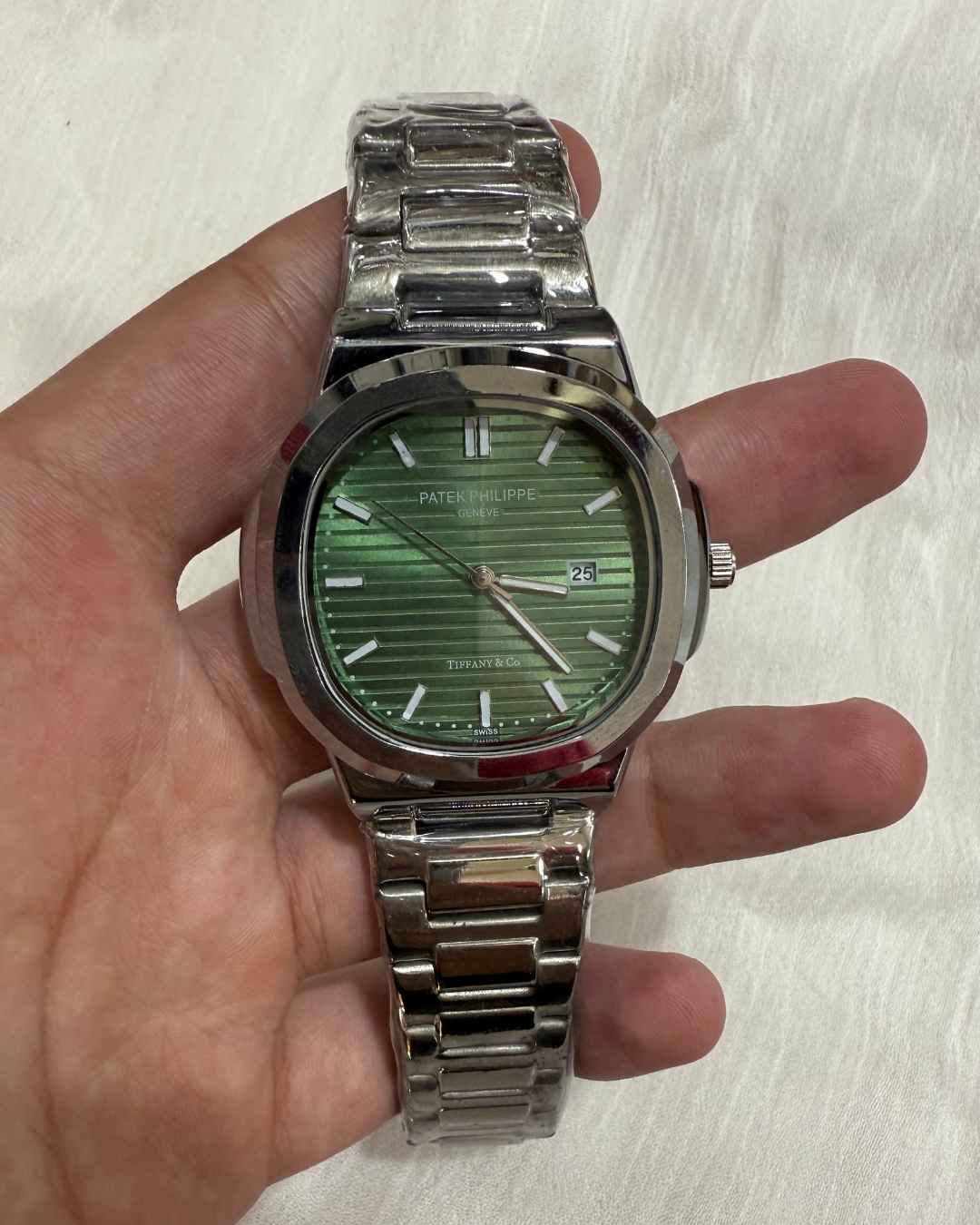 PP Date Working Green Dial Watch