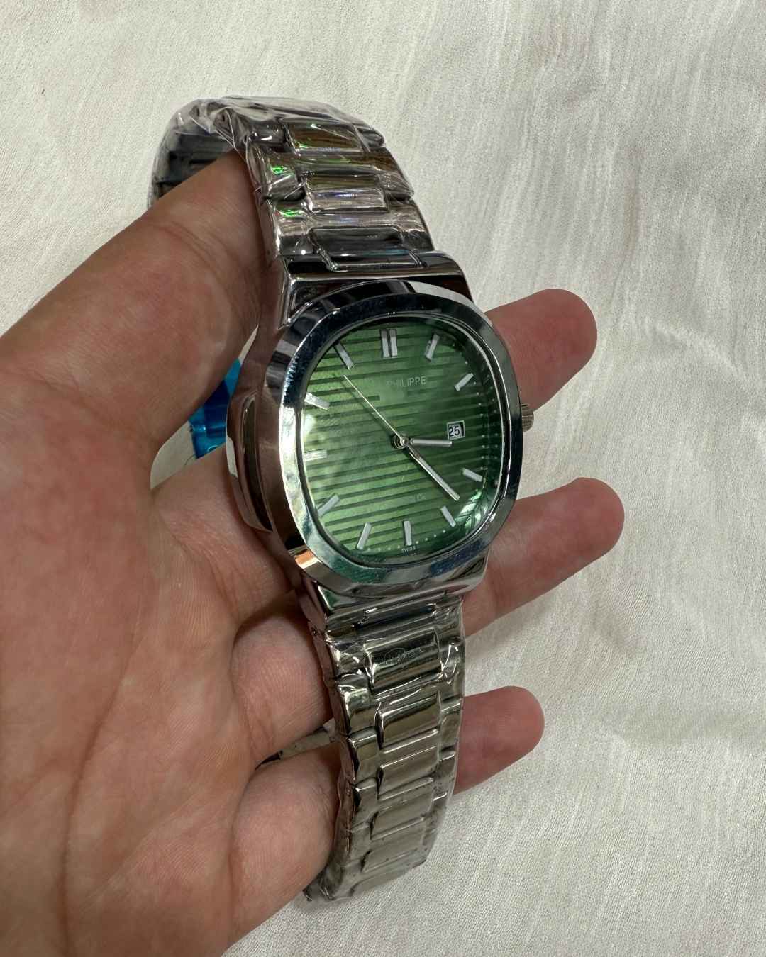 PP Date Working Green Dial Watch