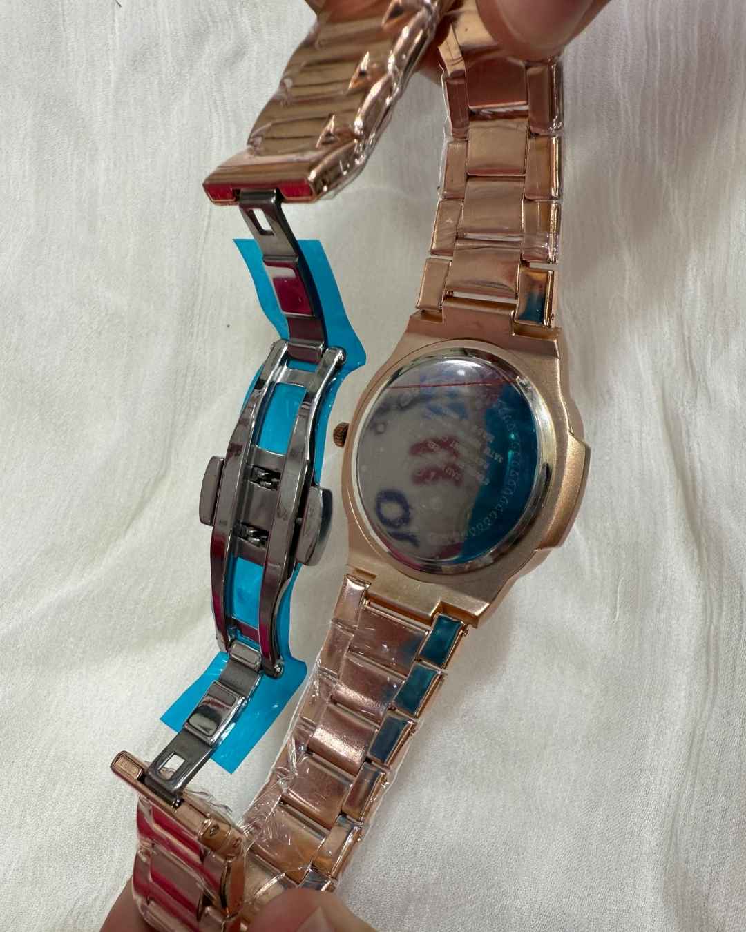 PP Golden White Dial Watch