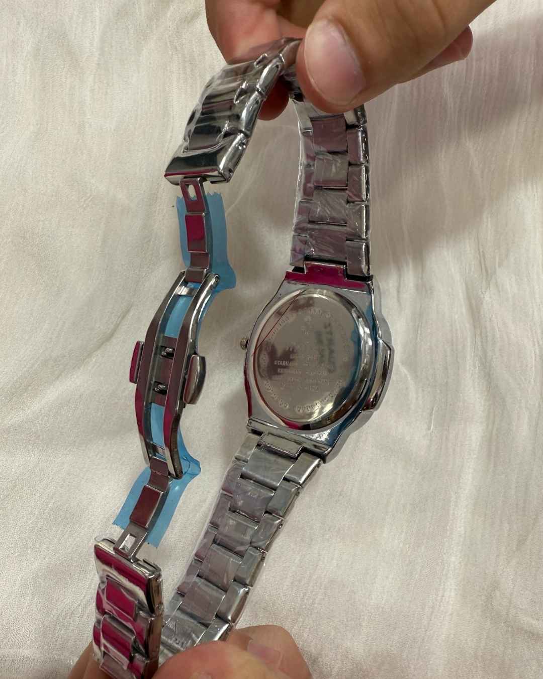 PP Date Working Tiffany Blue Silver Watch