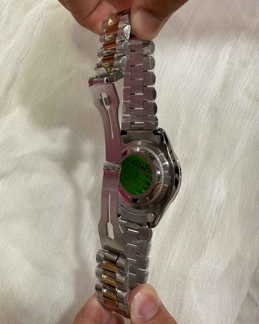 RLX Date Just Silver Dial
