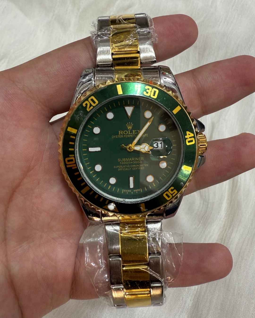RLX Submariner Two Tone Watch