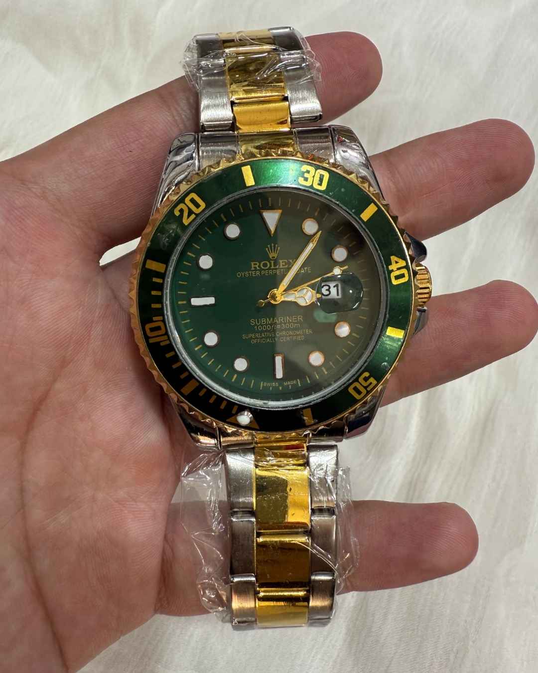 RLX Submariner Two Tone Watch