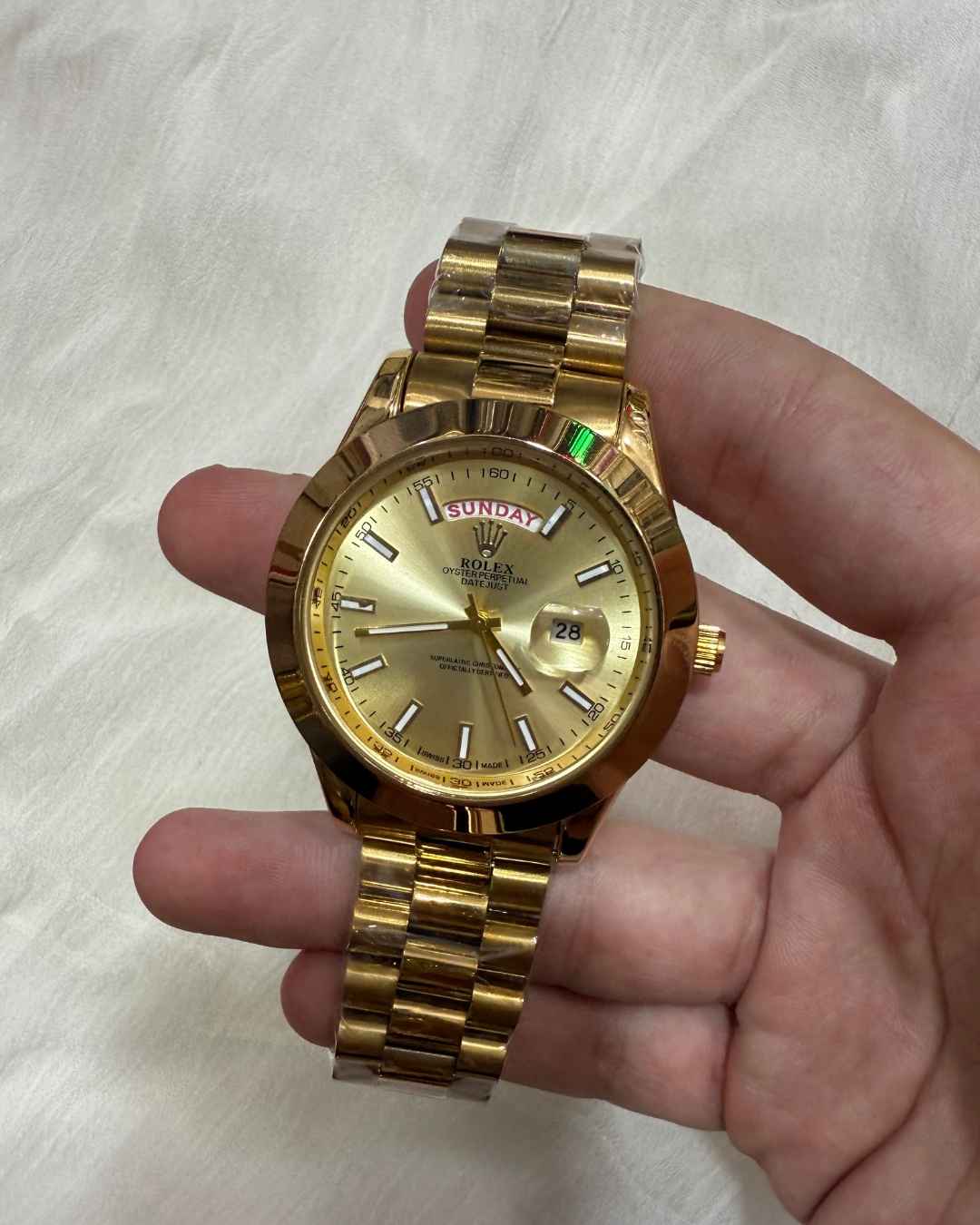 RLX Date Just Golden Watch