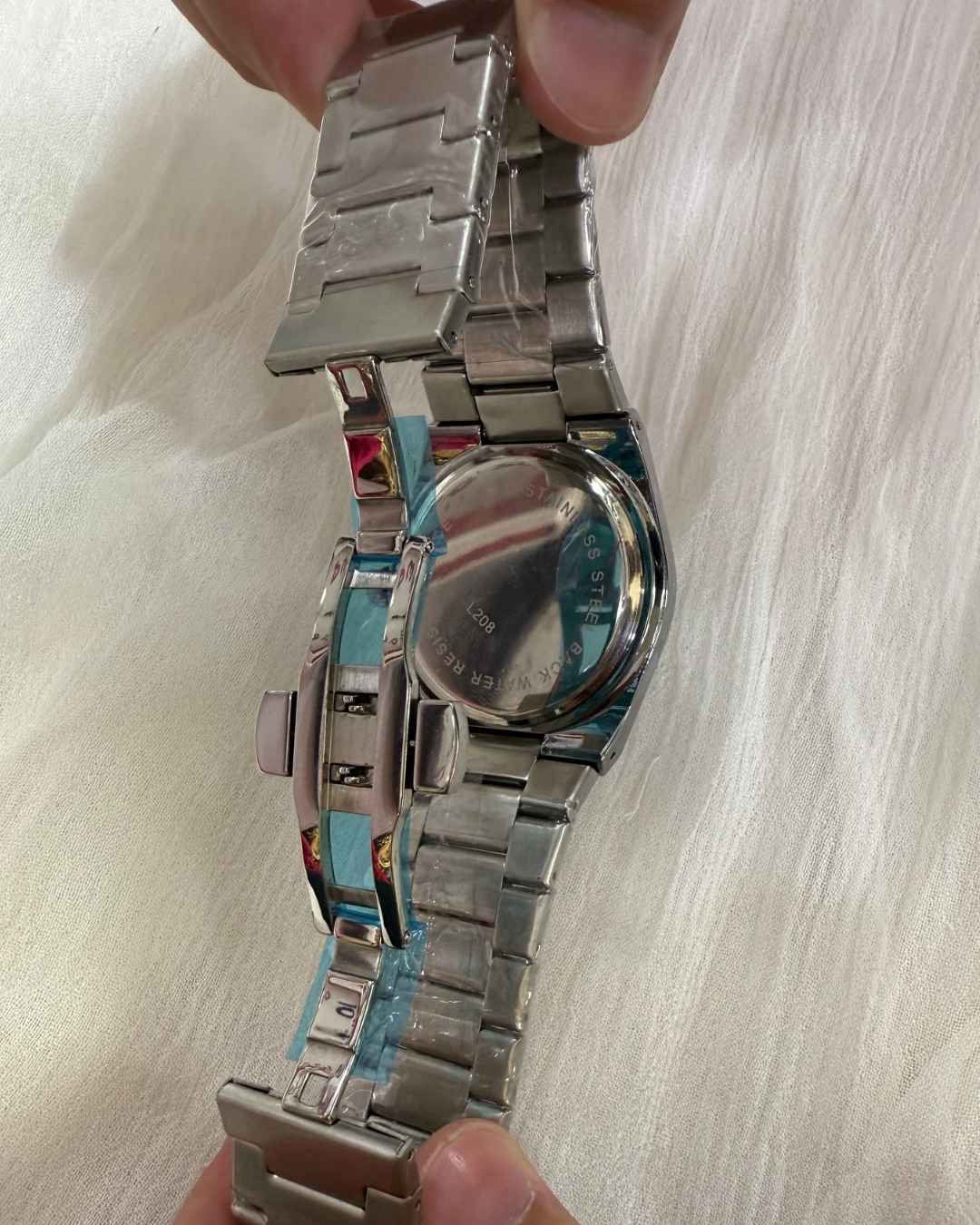 Stainless Steel Tiffany Blue Watch