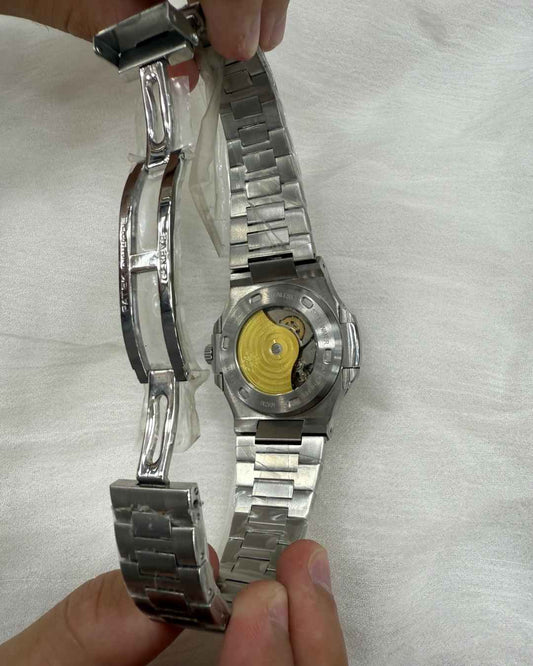 PP Automatic Stainless Steel Black Dial Watch
