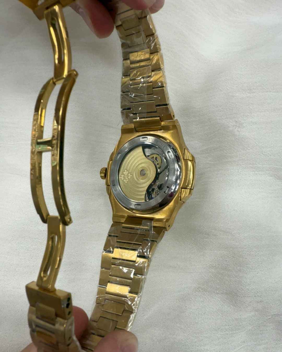 PP Automatic Stainless Steel Golden Watch